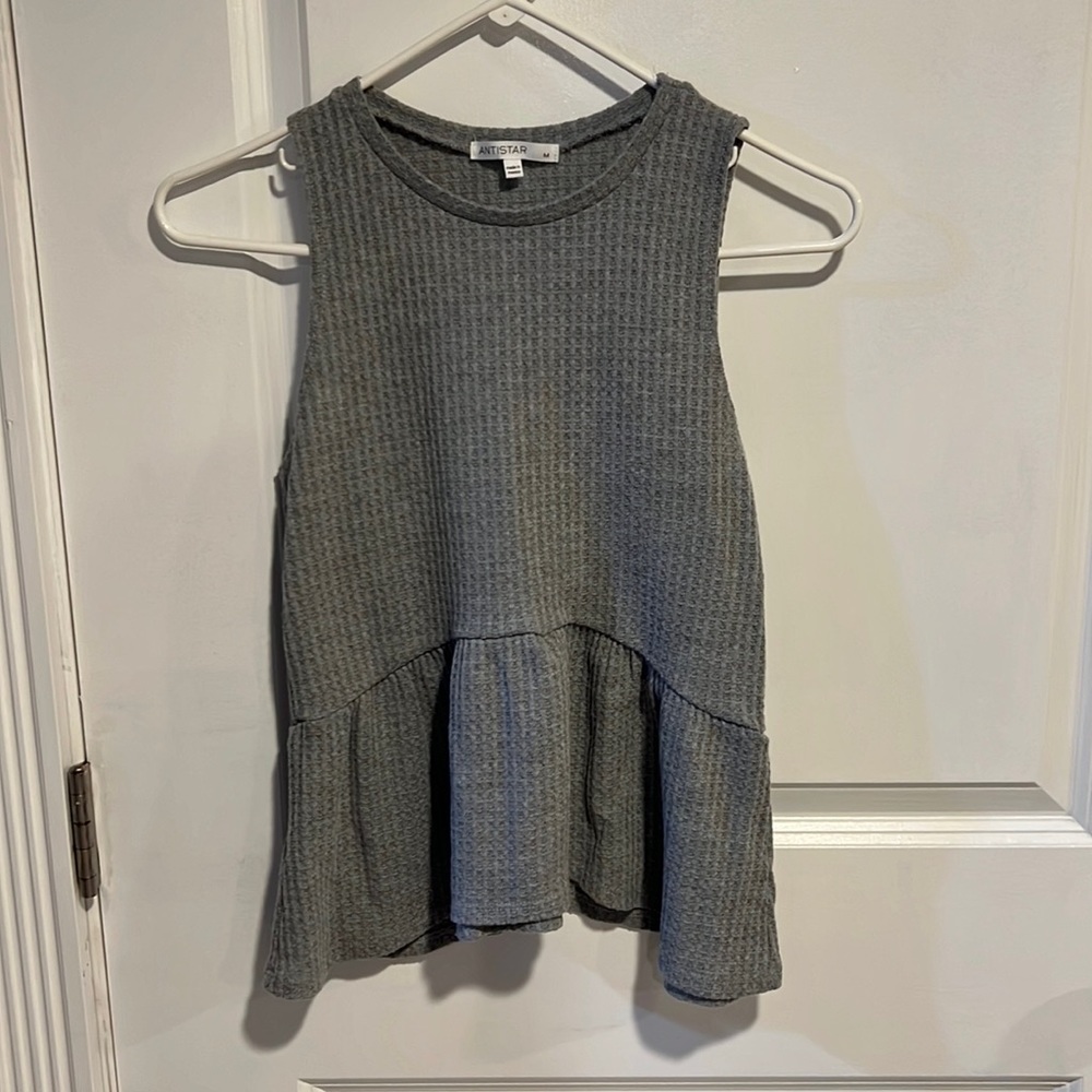 Gray tank top